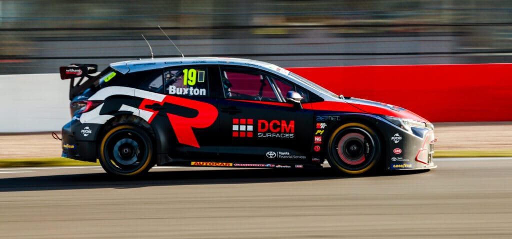 Buxton caps off exciting debut month at Donington Park