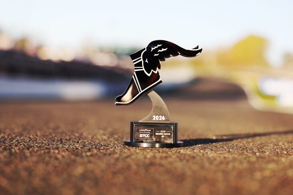 Goodyear reinvents Wingfoot Award for 2026 BTCC season