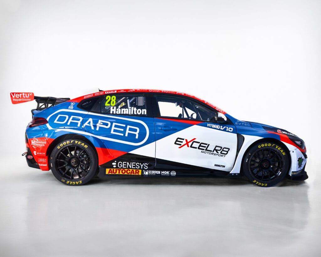 Nicolas Hamilton joins forces with Draper Tools for BTCC programme